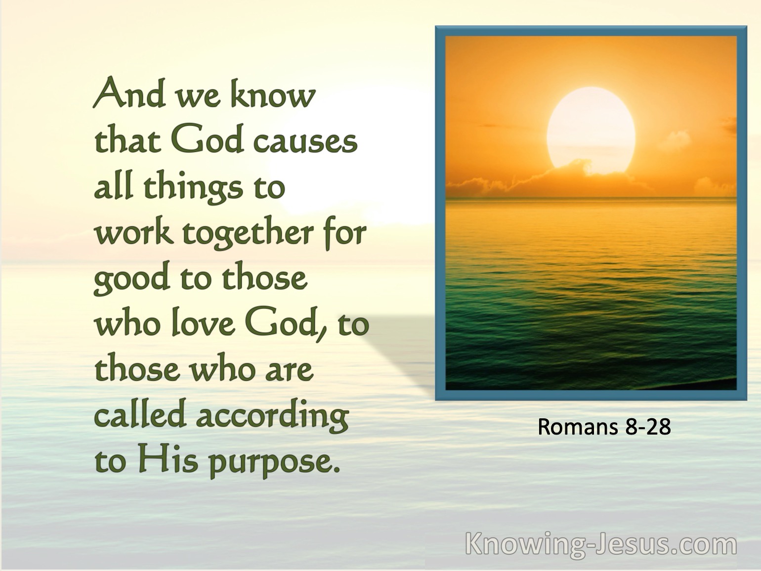 Romans 8 24 28 Meaning